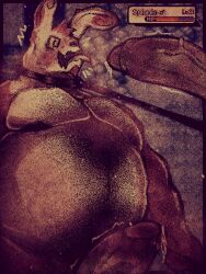 3:4 anthro arm_hair armpit_hair barazoku belly_hair belt belt_accessory belt_only big_penis blep bodily_fluids body_hair bondage chest_hair duo fellatio fellatio_gesture game_freak gender_symbol generation_3_pokemon genital_fluids genitals gesture hairy hi_res humanoid_genitalia humanoid_penis male male/male male_symbol musk musk_cloud musky_penis nintendo oral oral_request pecs penile penis pokemon pokemon_(species) precum pubes requesting sex sex_request slightly_chubby slightly_chubby_anthro slightly_chubby_male solo solo_focus spinda spiral spiral_eyes submissive submissive_male suggestive suggestive_gesture symbol theanzelart tongue tongue_out