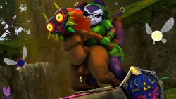 16:9 4k absurd_res anal anthro ass balls bandai_namco bared_teeth big_balls big_butt clothing cosplay deku_(tloz) deku_scrub digimon digimon_(species) ear_piercing ear_ring elemental_creature exhibitionism fairy flora_fauna forced forest forest_sex genitals great_fairy_sword grunting held_up hi_res hylian_sheild impmon link lost_woods majora's_mask male male/male mask melee_weapon nintendo overweight penis piercing plant qualske98 qualske_(character) rape ring_piercing sex shirt slightly_chubby slightly_chubby_male small_penis sword tael_(tloz) tatl_(tloz) teeth_showing the_legend_of_zelda thick_thighs topwear tree tunic weapon widescreen