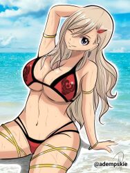 1girls 2d 2d_(artwork) 2d_artwork ;) adempskie arm_behind_head arm_support bare_armpits bare_arms bare_belly bare_chest bare_hands bare_hips bare_legs bare_midriff bare_navel bare_shoulders bare_skin bare_thighs beach belly belly_button big_breasts bikini bikini_bottom bikini_only bikini_top blonde-haired_female blonde_female blonde_hair blonde_hair_female blue-eyed_female blue_eyes blue_sky breasts busty busty_female busty_girl cleavage closed_mouth_smile clouds coast collarbone curvaceous curvaceous_body curvaceous_female curvaceous_figure curvaceous_hips curvaceous_thighs curvy curvy_body curvy_female curvy_figure curvy_hips curvy_thighs day daylight daytime digital digital_art digital_drawing digital_drawing_(artwork) digital_media digital_media_(artwork) drawing dripping_wet edens_zero elbows exposed_armpits exposed_arms exposed_belly exposed_chest exposed_hips exposed_legs exposed_midriff exposed_navel exposed_shoulders exposed_skin exposed_thighs eye_closed female female_focus female_only fingers groin hair_clip hairclip half_naked half_nude halterneck hand_behind_head high_resolution highres horizon hourglass_figure inguinal_crease inguinal_ligament knees large_boobs large_breasts lean_figure linea_alba long_hair looking_at_viewer midriff naked naked_female naked_woman narrow_waist navel nude nude_female nudity ocean one_eye_closed one_eye_open outdoor outdoor_nudity outdoors outside posing posing_for_the_viewer posing_naked posing_nude rebecca_bluegarden red_bikini red_bikini_bottom red_bikini_top red_swimsuit red_swimwear sand sea seaside semi_nude shoulders sitting sky slender_body slender_waist slim_waist smile smiley_face smiling smiling_at_viewer soaked solo stomach string_bikini swimsuit swimwear thighs upper_body water wet wet_belly wet_bikini wet_body wet_breasts wet_face wet_hair wet_legs wet_skin wet_swimsuit wet_thighs wide_hips wink winking winking_at_viewer winking_eye