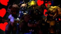 1boy 5girls animatronic animatronic_female animatronic_male bear_boy bear_girl blue_eyes bones bronwen_light_(fnaf) c4d chica_(fnaf) chicken_girl cinema4d corpse corpse_freddy corpses cyborg_girl embarrassed embarrassed_expression eyeball eyeballs eyes fazclaire's_nightclub female_death five_nights_at_freddy's fnaf1_location freddy_(fnaf) fredina's_nightclub fredina_(cally3d) frenni_(cryptia) frenni_(cryptiacurves) frenni_fazclaire glowing_eyes glowing_pupils golden_fredina_(cally3d) gore gore_focus guro male_death phone phone_guy_(fnaf) phone_ringing ralph_(fnaf) render spiral_eyes telephone type_0 type_0_(cryptiacurves) void_eyes