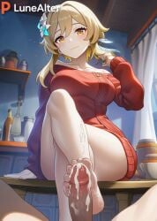lumine (genshin impact) from genshin impact by lunealter