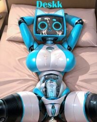 1girls 3d after_sex after_vaginal ai_generated anthro artist_name big_breasts blue_body breasts cat_ears cat_girl cum cum_in_pussy cum_inside cum_on_body cum_on_face deskk female female_on_top first_person_view from_front_position genitals human humanoid_genitalia humanoid_vulva kerfur kerfur_omega_(votv) machine on_bed on_bottom on_top pussy robot semen sex_robot sex_toy stomach_bulge voices_of_the_void vulva x-ray