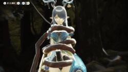 3d 3d_animation 3d_model ak47_(artist) animated bondage breasts cleavage closed_eyes crotch_rub crotch_rubbing dark_grey_hair female female_focus femsub genshin_impact large_breasts lauma_(genshin_impact) long_hair maledom mind_break mindbreak outdoor_sex outdoors outdoors_sex outside pussy_juice pussy_juice_drip rerir_(genshin_impact) shibari shibari_bondage shibari_over_clothes tentacle tentacle_hands tentacle_sex thighs