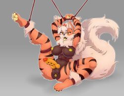 absurd_res ahe_gao anthro arcanine bianca_sparks(blazingviolets) bondage bound female furaffinity generation_1_pokemon herm hi_res intersex jozckii looking_pleasured nintendo pokemon pokemon_(species) restraints rope rope_bondage rope_harness royalty