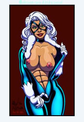 2026 2d 2d_(artwork) 2d_artwork abs ahsum_spy-d areolae black_bodysuit black_cat_(marvel) black_choker black_eyelashes body_suit bodysuit boobies boobs breasts bsky_link cat_suit catsuit choker choker_collar clip_studio_paint_(medium) clothed dark_background digital digital_art digital_drawing digital_drawing_(artwork) digital_media digital_media_(artwork) domino_mask fanart felicia_hardy female female_focus female_only fur_cuffs fur_trim gloves green_eyes green_eyes_female lips looking_at_viewer marvel marvel_comics muscular muscular_female nipples red_lips spider-man_(series) stripping tagme tits titties unzipped unzipped_bodysuit unzipping unzipping_bodysuit white_border white_eyebrows white_fur white_fur_trim white_gloves white_hair white_hair_female