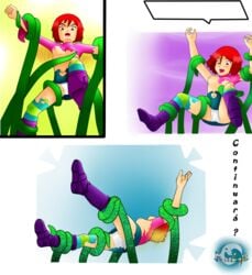 11:12 3_panel_comic comic fairy female png silvermoonlight spanish_text tagme tentacle text torn_clothes w.i.t.c.h. will_vandom