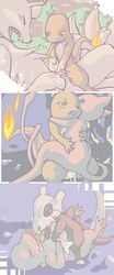 9_6 charmander cubone mew ninetales nintendo pokémon_(species) pokemon pokemon_(species) pokemon_rgby pokephilia straight_hair