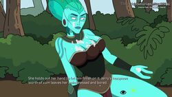 1girls 3_breasts 3_fingers after_handjob alien alien/human alien_girl annoyed annoyed_expression big_breasts blue_skin breasts clothed cum cum_on_breasts cum_on_face cum_on_hand female female_focus female_only ferdafs hand interspecies keara_(rick_and_morty) mature_female morty_smith multi_breast offscreen_male older_female rick_and_morty rick_and_morty:_a_way_back_home