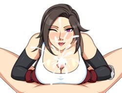 1boy1girl 1girls breasts color colored cum female final_fantasy final_fantasy_vii paizuri square_enix tagme tifa_lockhart town_of_passion unknown_artist unknown_character