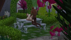 dark-skinned_male devious_desires deviousdesires father-in-law_and_daughter-in-law female interracial male nature old_man outdoors sex straight the_sims the_sims_4 vaginal_penetration yard younger_female