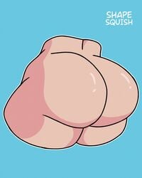 1girls animated ass ass_expansion ass_focus big_ass big_butt bubble_ass bubble_butt butt expansion female female_only growth hips huge_ass huge_butt large_ass large_butt light_skin round_ass shapesquish solo solo_female thick thick_ass thick_thighs thighs wide_hips