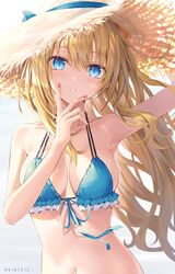 bra looking_at_viewer lowres rin_yuu swimsuit