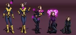 1girls ass_expansion brainwashing breast_expansion corruption dark_persona enemy_conversion female female_only feral hypnosis identity_death kitty_pryde marvel marvel_comics re-maker shadowcat solo transformation transformation_sequence x-men