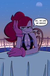 cleavage dated dinner spinel_(steven_universe) steven_universe sweet_dandy tagme