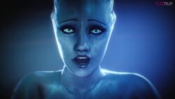 alien animated asari eye_contact female female_focus liara_t'soni moaning riding tagme video
