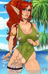 aiushtha_the_enchantress body_freckles dota_2 enchantress female female_only freckles xinaelle