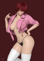 shermie (kof) from king of fighters by jun (artist)