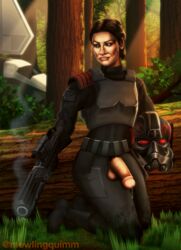 1futa armor artist_name balls belt big_penis black_clothing black_gloves black_hair blaster boots brown_eye chestplate clothed_futanari clothing cum day endor_moon eyebrows female_stormtrooper footwear forest futa_only futanari gloves grass gun happy helmet helmet_removed holding_gun holding_helmet holding_object holding_weapon human human_only iden_versio jumpsuit kneeling lambda-class_shuttle legwear light_skin lips mewlingquimm nose outdoors penis penis_out pilot precum precum_drip pubic_hair ranged_weapon science_fiction shoes smile smoke smoking_gun soldier solo solo_futa spaceship star_wars star_wars:_battlefront_2 stormtrooper sunlight tie_pilot tree vehicle weapon