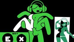 breast dj dj_exit_(minus8) exit_sign female green_skin male minus8 nipples original sex vaginal_penetration