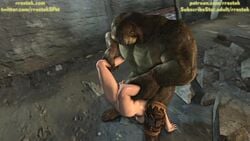 1boy 1girls 3d anal anal_gape anal_penetration anal_sex animated big_dom_small_sub big_penis bouncing_breasts breasts dead_or_alive dead_or_alive_5 female female_moaning huge_cock huge_penis human leg_grab male male/female male_domination maledom moan monster multiple_angles muscles muscular muscular_male nude nude_female nude_male on_ground penis rrostek size_difference sound source_filmmaker standing standing_position standing_sex stomach_bulge stomach_deformation tagme tina_armstrong video