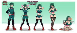 ass_expansion bimbo bimbofication brainwashing breast_expansion breasts corruption fellatio female female_deku fishnets gender_transformation genderswap green_hair high_heels huge_ass huge_breasts hypnosis identity_death izuku_midoriya maxtyan-tf mtf_transformation my_hero_academia rule_63 shounen_jump transformation transformation_sequence