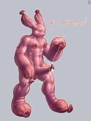 balloonie bondage bound fur furry furry_only gay inflatable lagomorph male male_only mammal mot nude rabbit rubber shiny yaoi