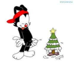 animaniacs christmas_tree cum male_only masturbation stefanescu wakko_warner what