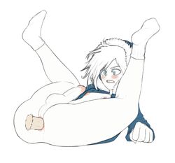 anal blush femboy gay geten my_hero_academia partially_clothed penis