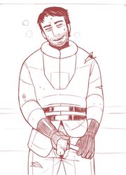 barney_calhoun dilf exhibitionism half-life half-life_2 injuries lineart male male_only secretstash