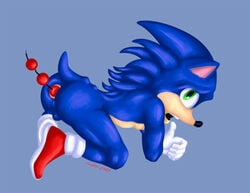 anal anal_beads anthro_penetrated ass gay male presenting sex_toy sonic_(series) sonic_the_hedgehog uchu_haiku_(artist)