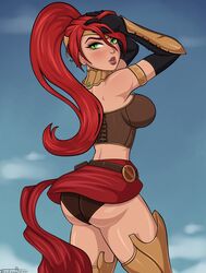 pyrrha nikos from rwby by shadowboxer