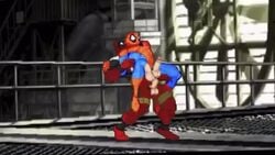 2boys anal_penetration anal_sex animated clothed clothed_sex clothing cum cum_inside cum_while_penetrated cumshot daddy deadpool erect_while_penetrated erection fighting_game fraternity fucked_from_behind gay gay_anal gay_sex heavy_breathing lad legs_held_open m.u.g.e.n male male/male male_moaning male_only male_penetrated male_penetrating manly marvel marvel_comics marvel_vs._capcom masked_male moaning mp4 mutate_(marvel) penetration penis_size_difference peter_parker pixel_art reverse_suspended_congress sitting_on_penis smooth_skin sound spider-man spread_legs spreading superhero tagme thrusting_into_ass torn_bodysuit tough_guy video video_games voice_acted wade_wilson yaoi