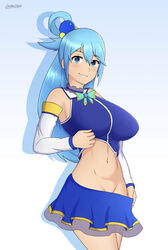aqua (konosuba) from kono subarashii sekai ni shukufuku wo! by lackatask