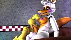 3d animated animatronic deep_blowjob deep_throat five_nights_at_freddy's five_nights_at_freddy's_2 futanari intersex lolbit_(fnaf) mp4 no_sound oral oral_sex see-through_cheeks springtrap springtrap_(fnaf) sucking throat_fuck video