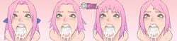 1girls 2021 :o after_deepthroat after_oral after_sex age_progression boruto:_naruto_next_generations cum cum_in_mouth excessive_cum female female_only green_eyes human jay-marvel naruto naruto_(classic) naruto_(series) naruto_shippuden offscreen_character open_mouth oral petite pink_hair pink_lips pov sakura_haruno seductive_eyes seductive_mouth shounen_jump solo sweat teenager thick_cum time_lapse timelapse