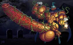 abs biceps bodybuilder bunnywolf flexing_bicep halloween happy_halloween hyper hyper_balls hyper_genitalia hyper_muscles hyper_penis hyper_testicles jack-o'-lantern male male_focus male_only muscle muscles muscular muscular_anthro muscular_arms muscular_ass muscular_back muscular_legs muscular_male muscular_thighs nipples pecs pumpkin pyro_jack_(megami_tensei) shin_megami_tensei veins veiny_penis wolfiecanem