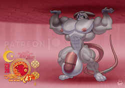 abs biceps bodybuilder bunnywolf closed_eyes furry furry_only growth hyper hyper_balls hyper_genitalia hyper_muscles hyper_penis hyper_testicles lifting male male_focus male_only muscle muscles muscular muscular_anthro muscular_arms muscular_ass muscular_back muscular_legs muscular_male muscular_thighs nipples pecs pointless_censoring rat teeth_clenched veins veiny_muscles veiny_penis wolfiecanem year_of_the_rat