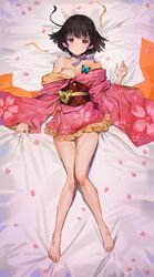 dakimakura kimono koutetsujou_no_kabaneri mumei_(kabaneri) open_shirt tagme yang-do