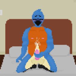 animated anthro avian balls bed bird bluebird blush bodily_fluids closed_eyes cum cum_on_belly cum_on_chest cum_on_self cumshot digital_media_(artwork) eastern_bluebird ejaculation furniture genital_fluids genitals gif grabbing_sheets half-closed_eyes headboard kneeling loop male male_only masturbation narrowed_eyes neptune_mereaux orgasm oscine passerine pixel_art short_playtime slightly_chubby slightly_chubby_anthro slightly_chubby_male solo thrush_(bird) xinyu