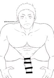 1boy bar_censor haikyuu!! male male_only mr.akanaisho07 sawamura_daichi tagme yaoi