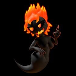 1:1 3d 3d_(artwork) ass barely_visible_genitalia barely_visible_pussy black_background black_body breasts dark_esau_(the_binding_of_isaac) digital_media_(artwork) female fire flaming_hair genitals ghost ghost_tail glowing glowing_eyes glowing_genitalia glowing_hair glowing_mouth glowing_pussy hair hi_res humanoid looking_back nipples pseudo_hair pussy simple_background solo source_filmmaker spirit the_binding_of_isaac video_games voui