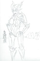 1girls airachnid alien alien_girl boobs breasts female female_only machine medium_breasts nipples nobleseven20 pussy robot robot_girl sketch solo solo_female tits transformers transformers_prime uncolored vagina