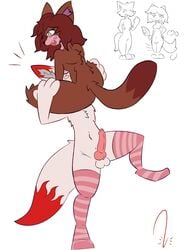 1boy 1girls absurd_res anthro anthro_on_anthro canid canine demon3sigma duo female female_anthro femboy femboy_on_female fox girly hi_res lsddemon male male/female male_anthro male_anthro/female_anthro mammal raccoon_dog tanuki