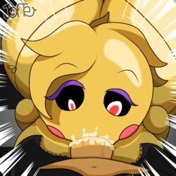 big_ass big_breasts blowjob cum_in_throat deep_throat five_nights_at_freddy's jafter oral oral_sex toy_chica_(fnaf)