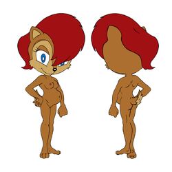 2d anthro ass breasts chipmunk color female female_only furry nipples patrick_spaziante pregnant princess pussy sally_acorn sallyx sega small_nipples sonic_(series) sonic_the_hedgehog_(archie) sonic_the_hedgehog_(comics) sonic_the_hedgehog_(series) squirrel white_background