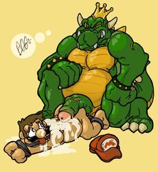 bowser king_koopa male_only mario mario_(series) nintendo nude smooth_skin the_super_mario_bros._super_show!