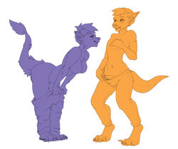 anthro beard bottomwear breasts canid canine chest_exposed clitoris clothing digital_drawing_(artwork) digital_media_(artwork) duo facial_hair female fox fur fur_growth furry gender_transformation genitals growth hat headgear headwear human human_to_anthro humanoid hybrid male male_to_female mammal mid_transformation mtf_transformation narusewolf pants penis_shrinking sequence shirt snout snout_growth species_transformation taking_clothes_off topwear transformation transformation_sequence