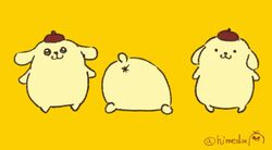 animated animated_gif anthro anus beret bird_dog canid canine canis clothing dancing dog_tail domestic_dog gif golden_retriever hat headgear headwear himeda_akira hunting_dog long_ears male mammal pompompurin pompompurin_(series) retriever sanrio short_playtime solo tagme wiggle