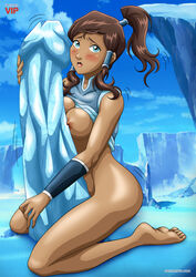 1girls 2020s 2021 ahe_gao avatar_legends barefoot bbmbbf blue_eyes blue_topwear blush bottomless bottomless_female breasts breasts_out brown_hair clothing clouds digital_art erotic_sculpture exposed_breasts feet female female_only human human_only ice ice_sculpture implied_humping korra lifted_top long_hair looking_pleasured medium_breasts nickelodeon nipples outdoors outside palcomixvip.com penis_worship phallic_imagery sculpture shiny_hair shirt_lift side_view smooth_skin soles solo solo_female the_avatar the_legend_of_korra toes water_tribe watermark western_art