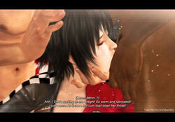 1girls 2boys 3d black_hair chobixpho dark-skinned_male dark_skin dead_or_alive deepthroat eyes_closed faceless_male female female_focus handjob interracial light-skinned_male multiple_boys oral pai_chan sega tagme tecmo throat_barrier throat_grab throat_penetration tight_throat virtua_fighter